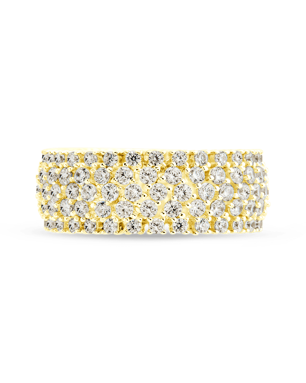 Sterling Silver Yvonne CZ Stacking Ring