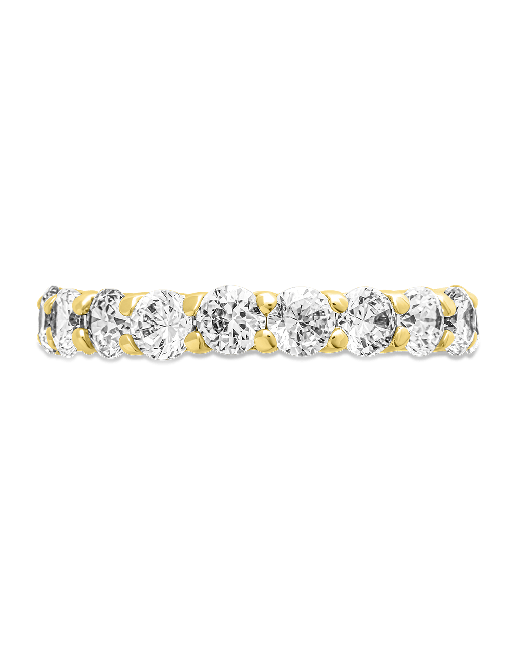 Sterling Silver Gracie CZ Eternity Ring
