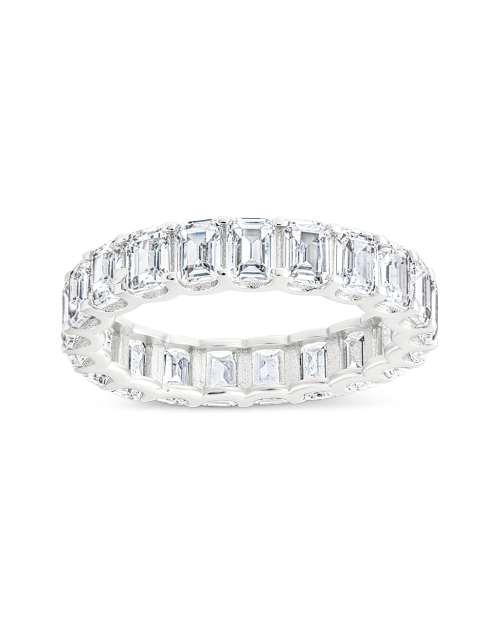 Sterling Silver Rio Baguette CZ Ring