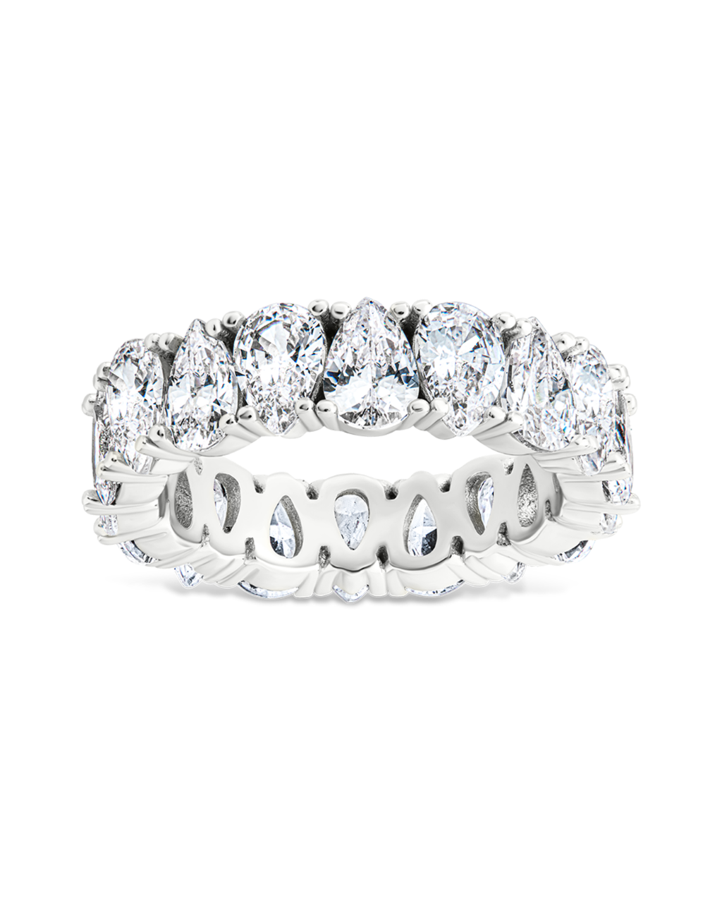 Sterling Silver Janis CZ Eternity Band Ring