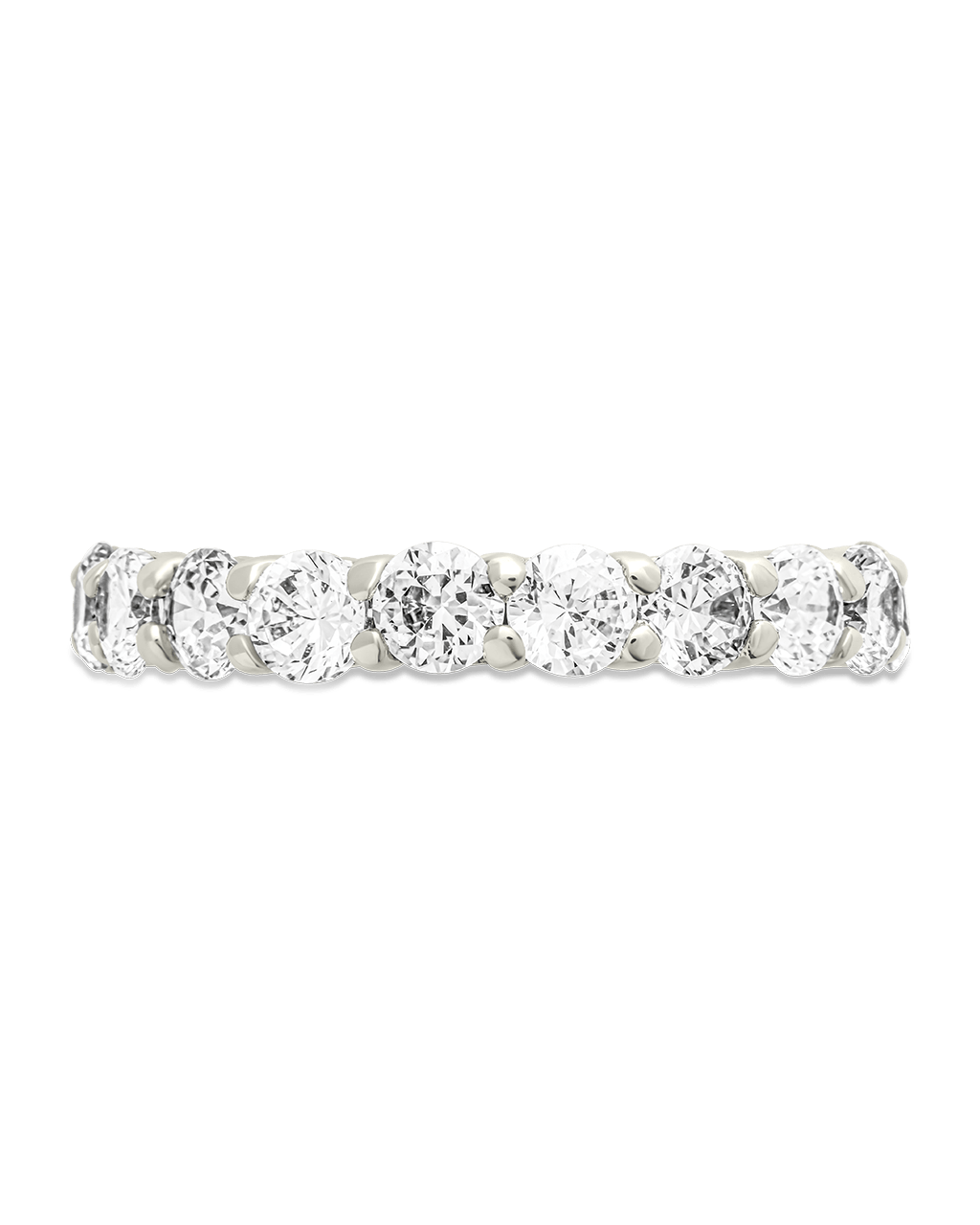 Sterling Silver Gracie CZ Eternity Ring