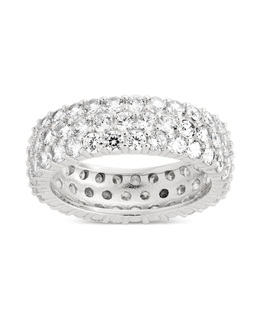 Sterling Silver Kate CZ Ring