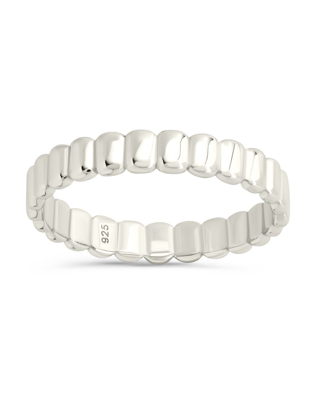 Sterling Silver Stacey Textured Band Ring