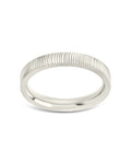 Herringbone Ribbed Ring