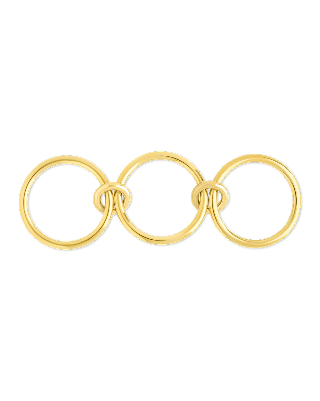 Sterling Silver Jasmin Link Stacking Ring