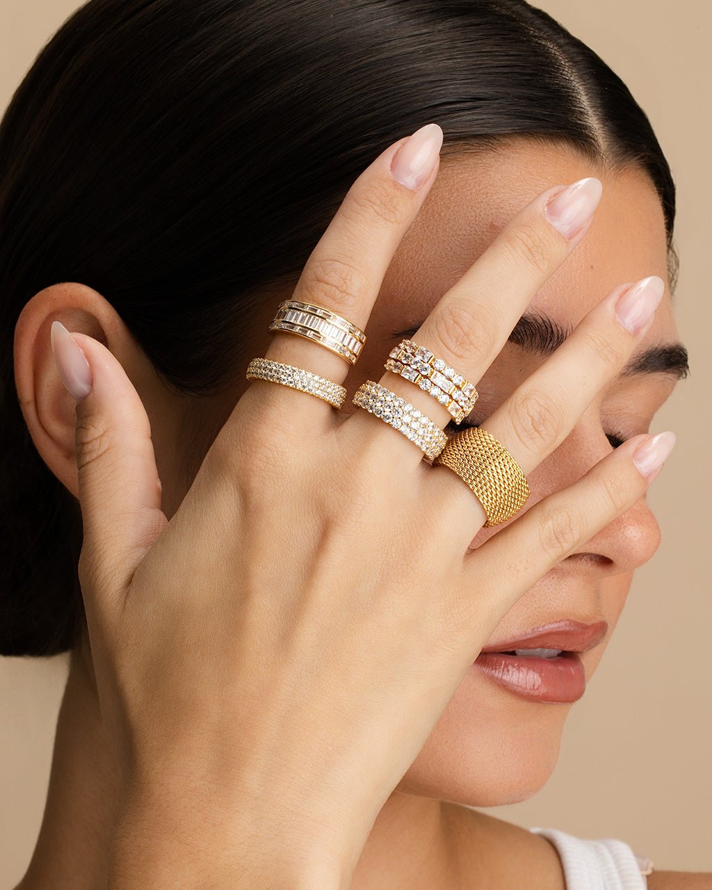 Sterling Silver Kornelia Eternity Ring