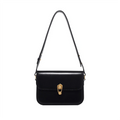 Women's Bag Luxury Brand | New Fashion Shoulder & Crossbody Square Bags (Designer Split Leather Tote Handbag with Lock)