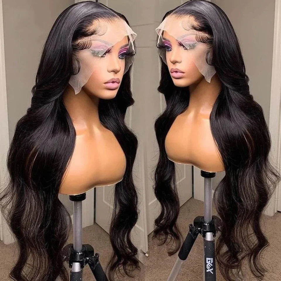 Brazilian Body Wave T-Part Lace Wig | Transparent Human Hair (Glueless, On Sale Clearance)