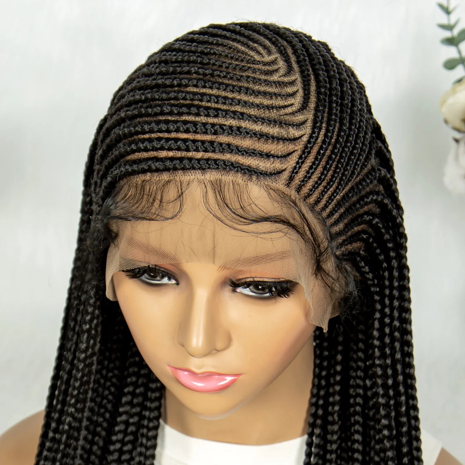 KIMA Fulani Braids Wig | Full Lace Cornrows with Baby Hair