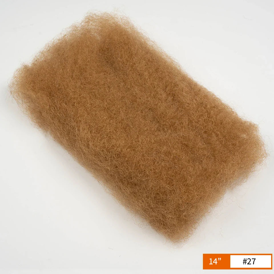 Afro Kinky Bulk Human Hair for Dreadlocks & Braiding | 100% Virgin Brazilian Remy Loc Extensions (50g)