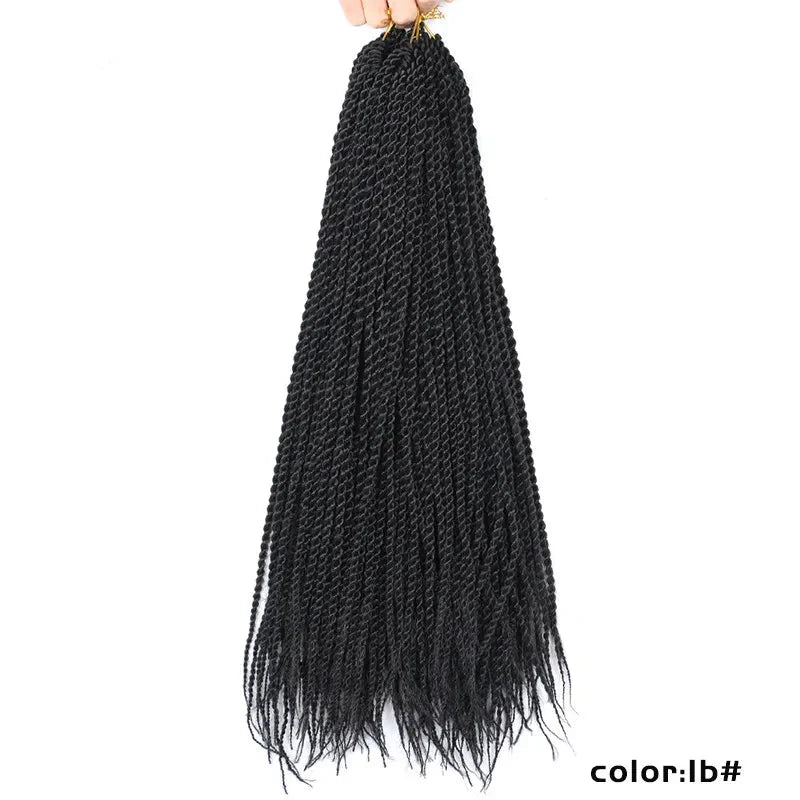 Full Star Senegalese Twist Crochet Braids | 30 Strands/Pack | Ombre Colors