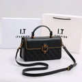 Ladies' Diamond Grid Handbag | New Autumn & Winter High-End Small Square Bag & Designer Crossbody Shoulder Bag