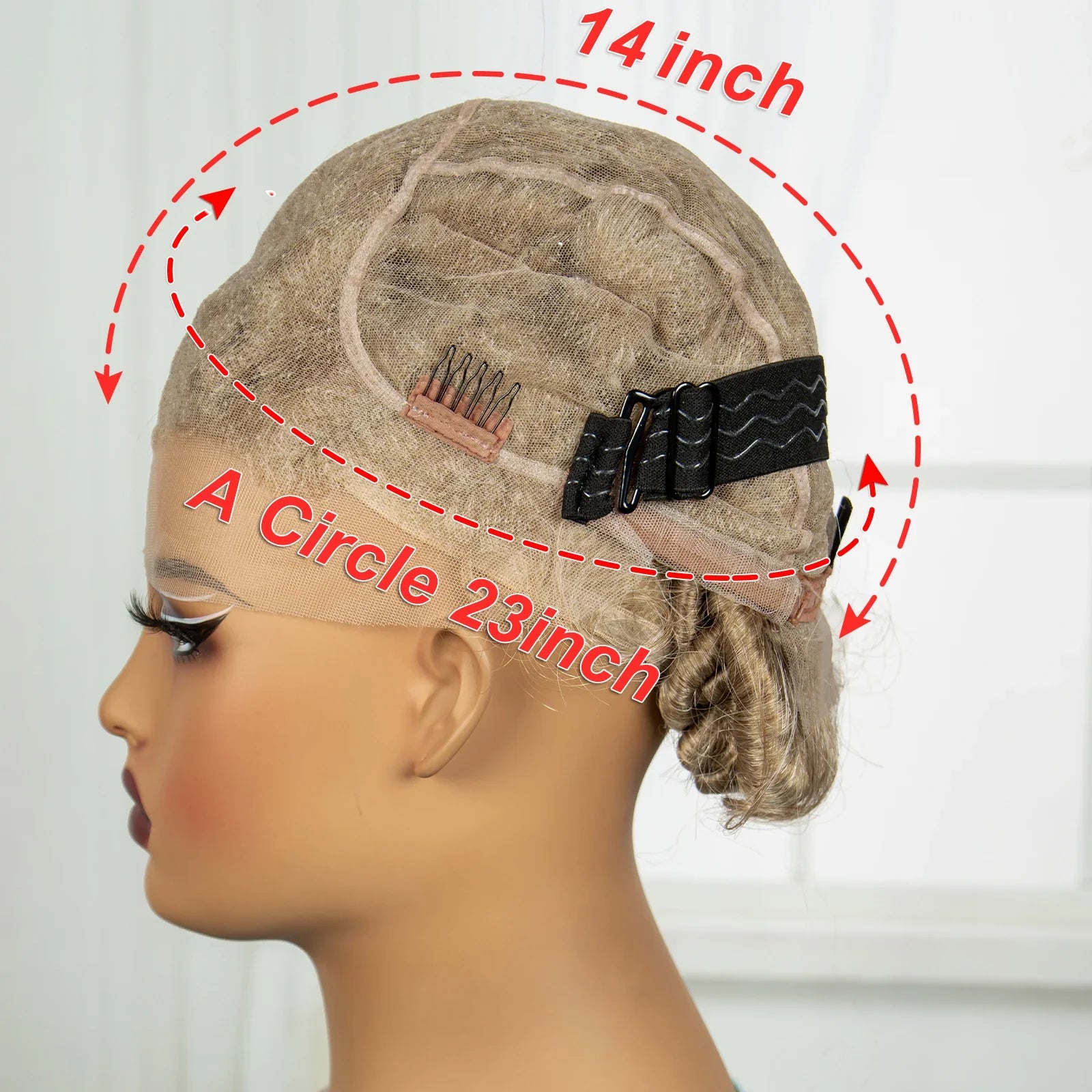 Ginger Orange Bantu Knotless Braids Wig | Full Lace | Baby Hair
