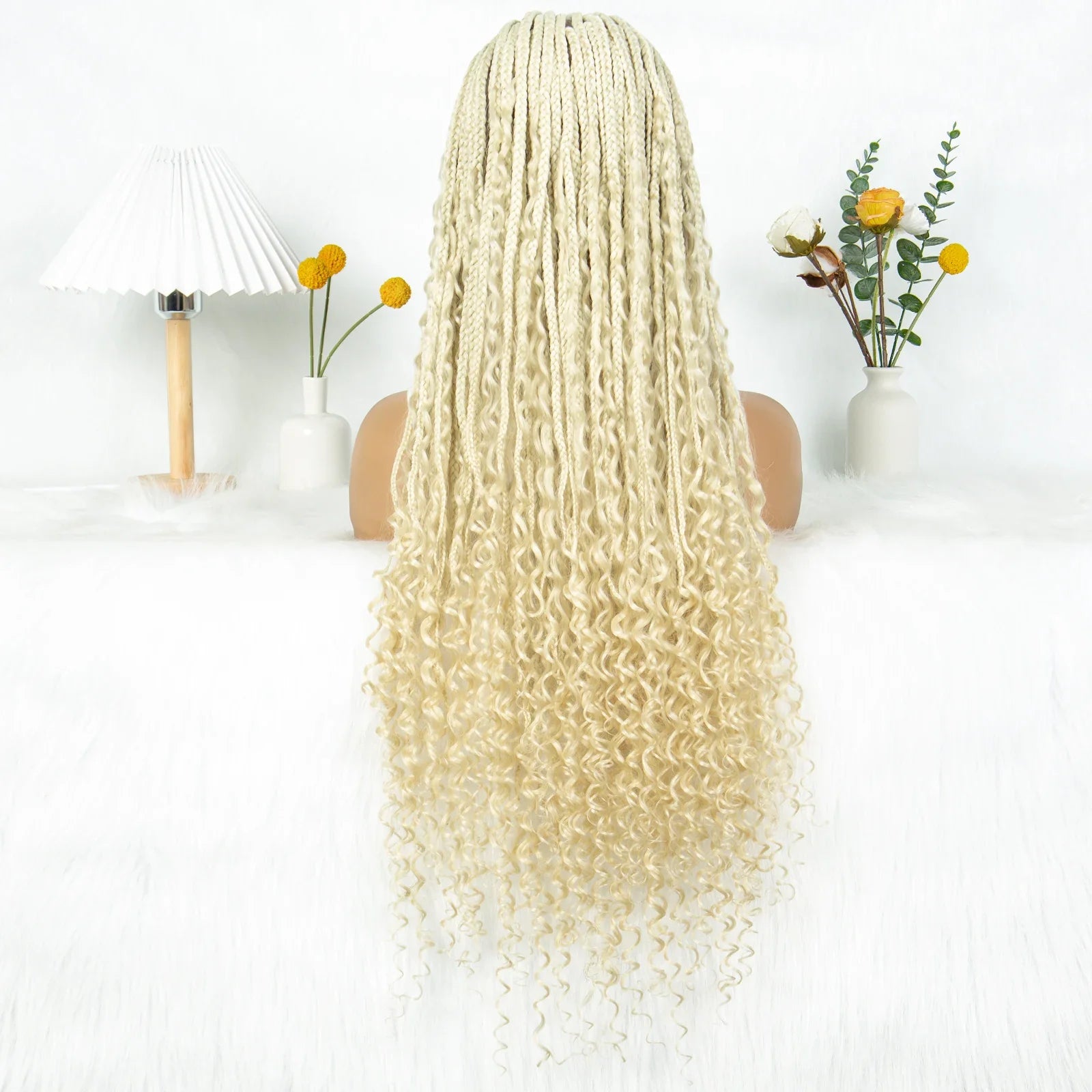 Boho Triangle Knotless Box Braids Wig | Full Lace | Baby Hair | KIMA Synthetic