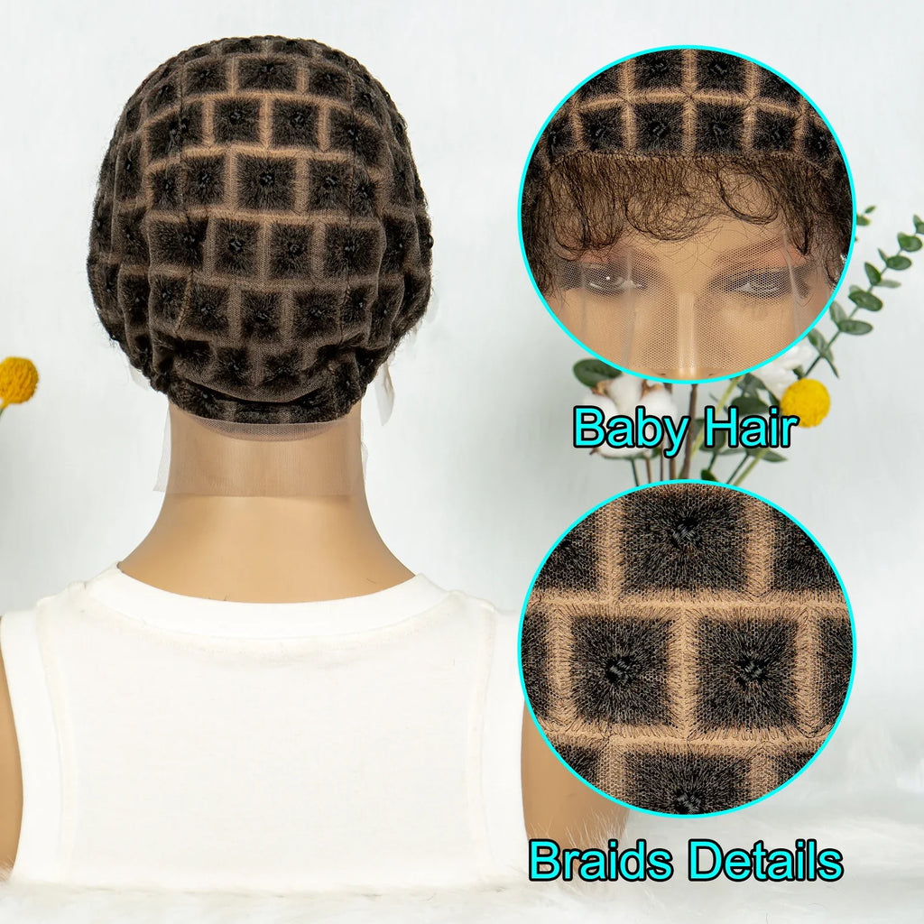 KIMA Braiding Wig Cap | Pre-Parting for Crochet Goddess Braids with Baby Hair