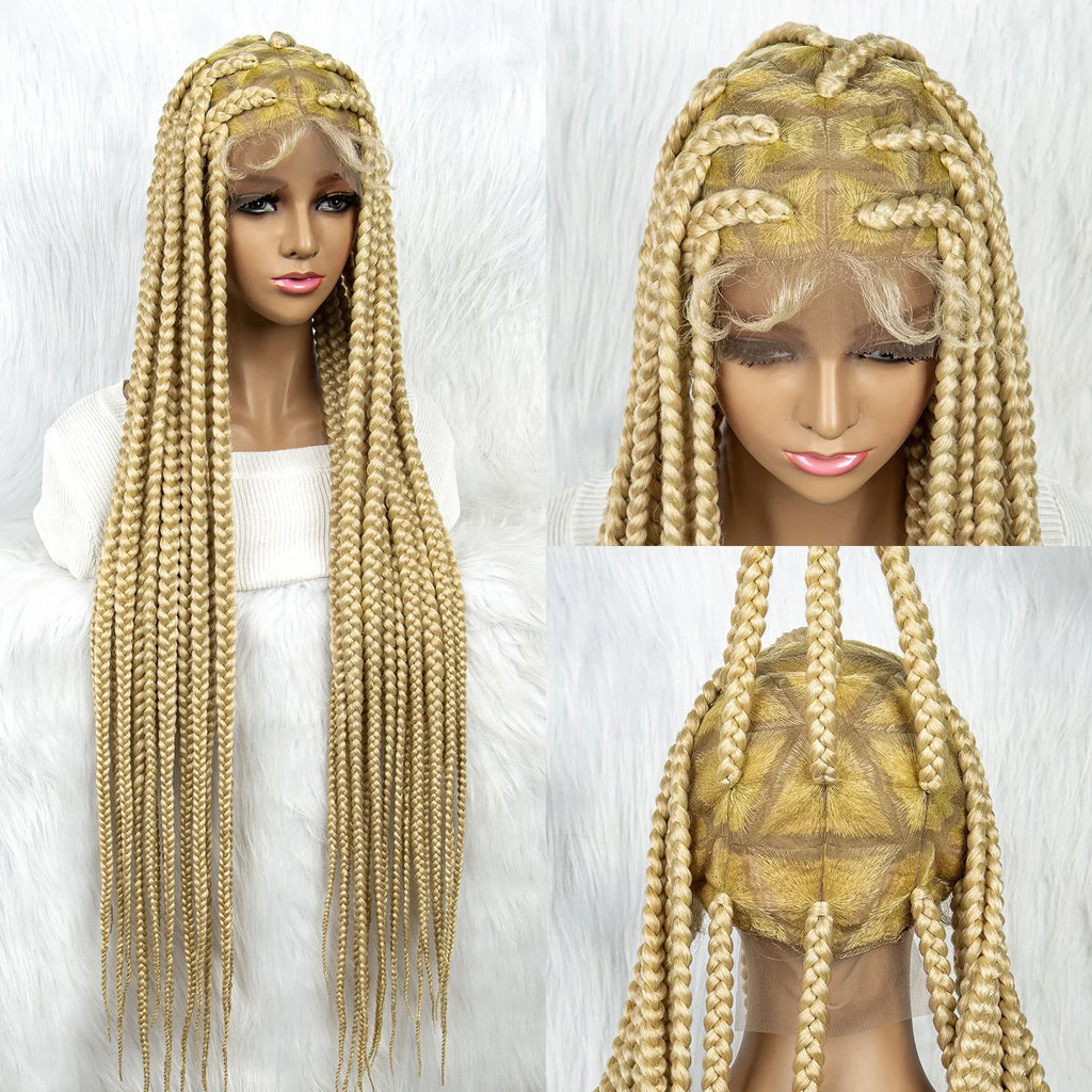KIMA Colorful Braided Wig | Full Lace | Butterfly Locs & Dreadlocks Options