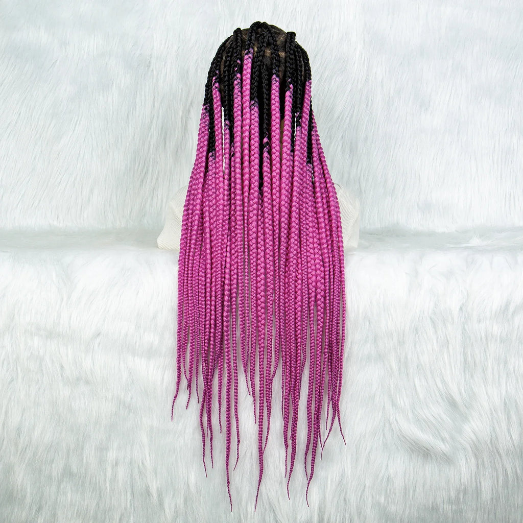 KIMA Colorful Braided Wig | Full Lace | Butterfly Locs & Dreadlocks Options
