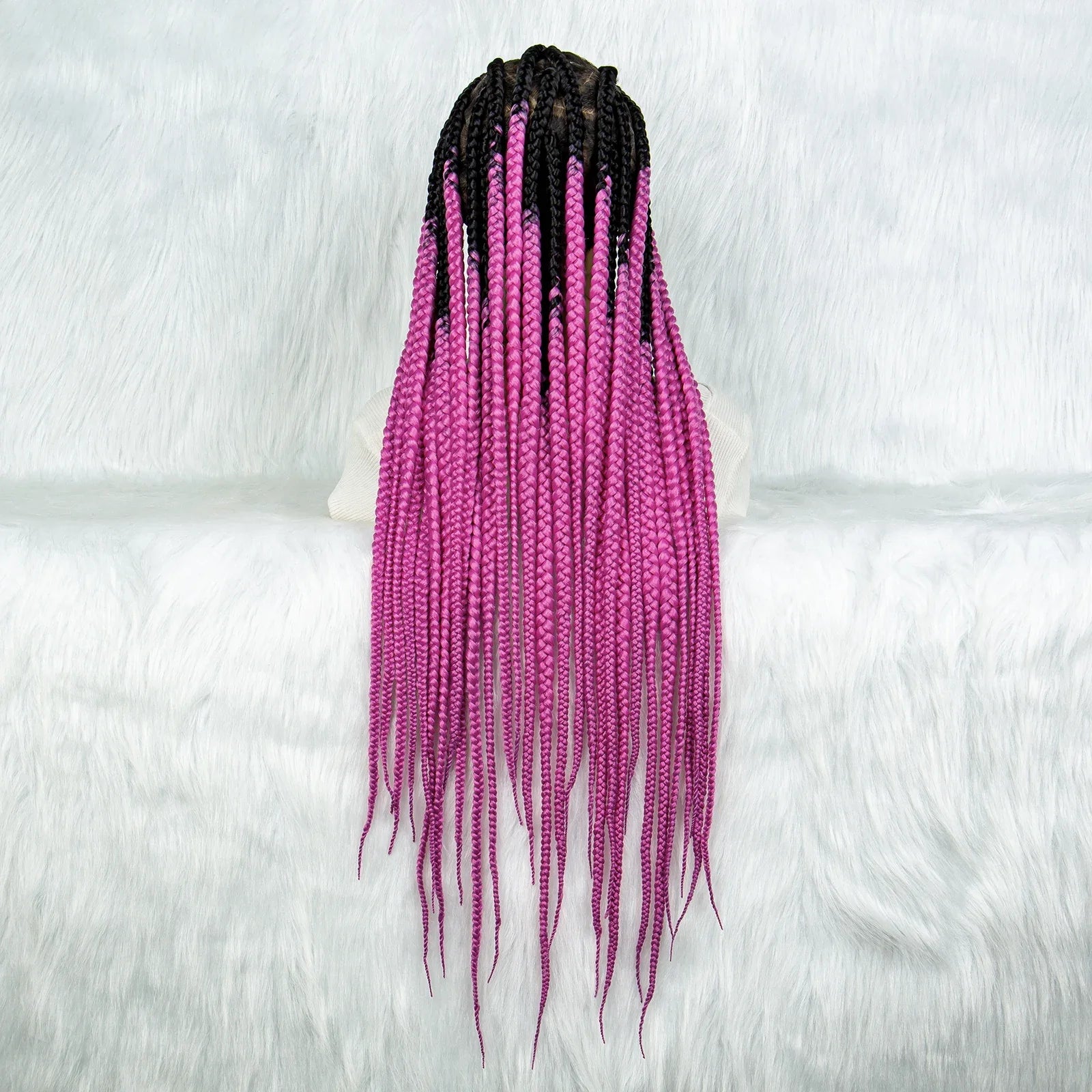 KIMA Colorful Braided Wig | Full Lace | Butterfly Locs & Dreadlocks Options
