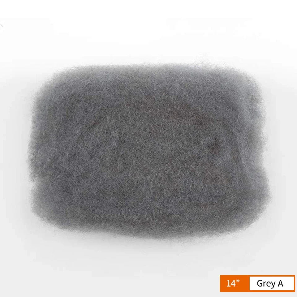 Afro Kinky Curly Bulk Human Hair | Brazilian Remy for Dreadlocks & Braids