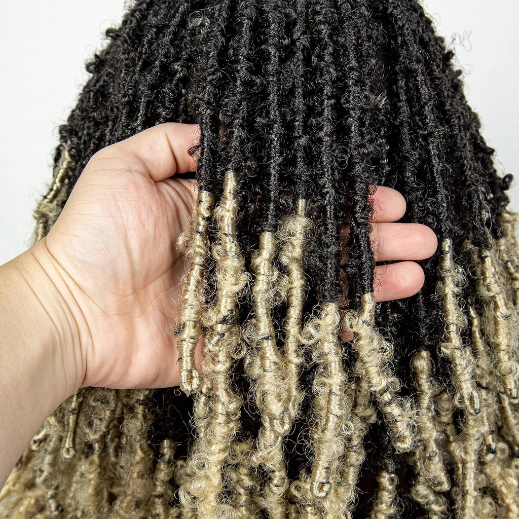 Butterfly Locs Crochet Braids Bob Wig | Lace Front | Dreadlock Style