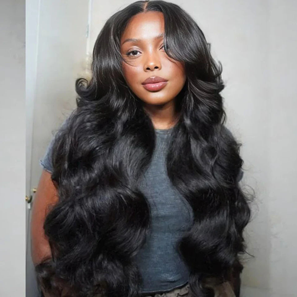 Brazilian Body Wave T-Part Lace Wig | Transparent Human Hair (Glueless, On Sale Clearance)