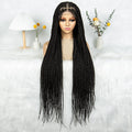 KIMA 38" Micro Twist Braided Wig | Transparent Double Full Lace