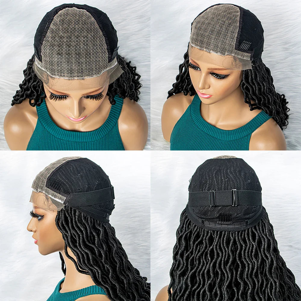 Goddess Box Braids Wig | Curly Ends | Full Lace | Crochet Hair | Black Women
