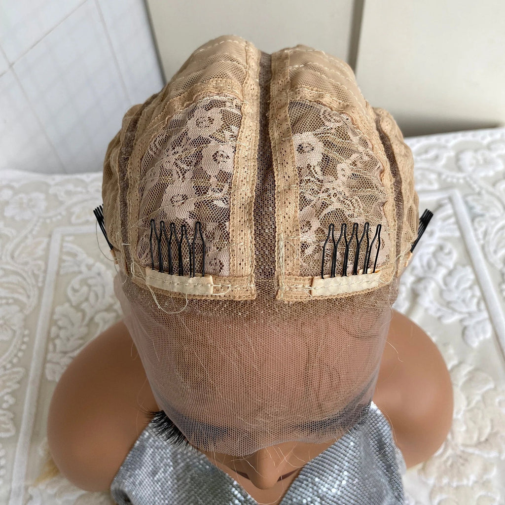 32 Inch Senegalese Twist Lace Front Wig | 4 Twist Cornrow | With Baby Hair | Synthetic Crochet Braids