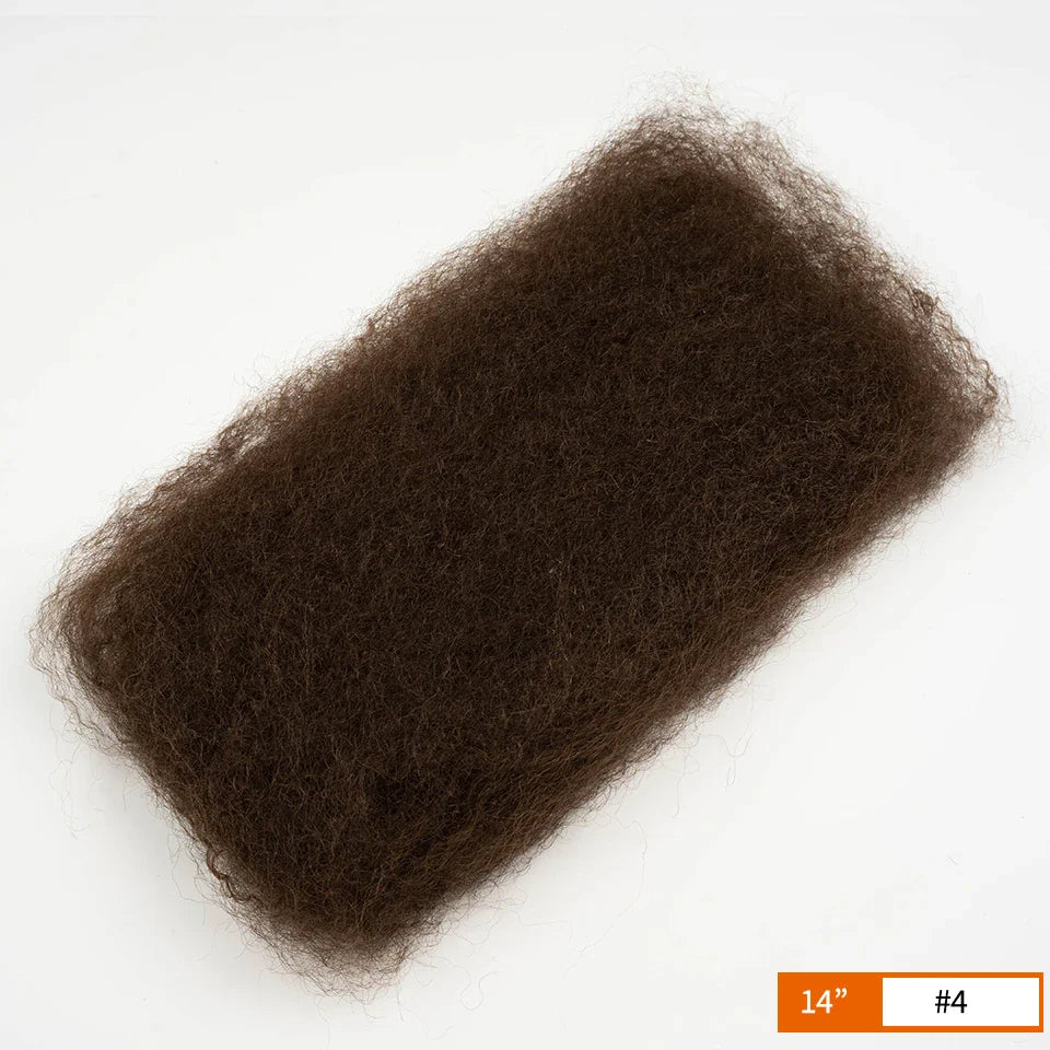 Afro Kinky Bulk Human Hair for Dreadlocks & Braiding | 100% Virgin Brazilian Remy Loc Extensions (50g)
