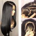 Natural Color 5x5 Silk Top Full Lace Wig | Silky Straight Peruvian Remy Human Hair (Pre-Plucked, Baby Hair)