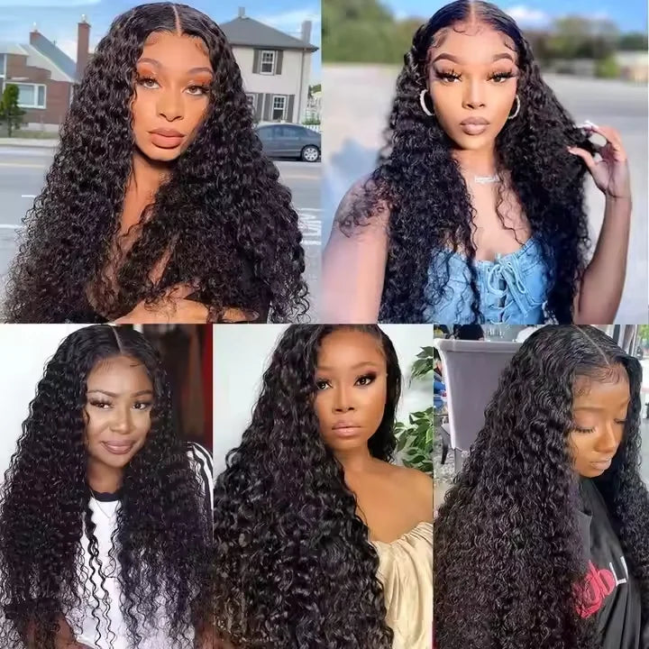 250% Density 3C 4A Burmese Curly HD Lace Frontal Wig | Transparent Lace Human Hair