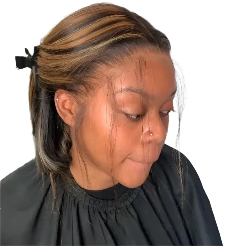 Highlight Ombre Bob Wig | 13x4 Lace Front Human Hair with Baby Hair