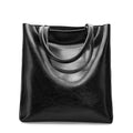 Real Genuine Leather Women's Shoulder Bags | Large Capacity Female Fashion Office Retro Handbag (Cow Leather, Big Bags for Women)