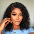 12A Kinky Curly Bob Wig | Glueless 13x4 Lace Frontal Wig | Brazilian Remy Hair