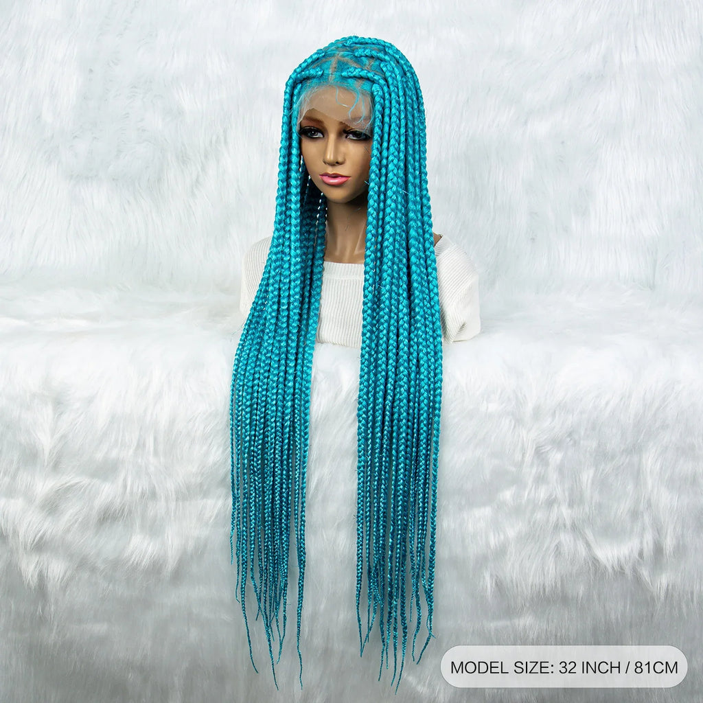 KIMA Colorful Braided Wig | Full Lace | Butterfly Locs & Dreadlocks Options