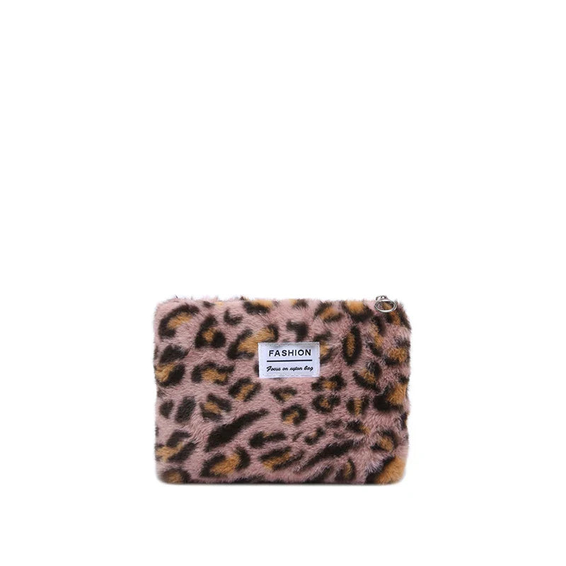 Leopard Print Retro Makeup Bag | Large Capacity Cosmetic Bag & Fashion Portable Storage Bag (Travel Toiletry Bag)