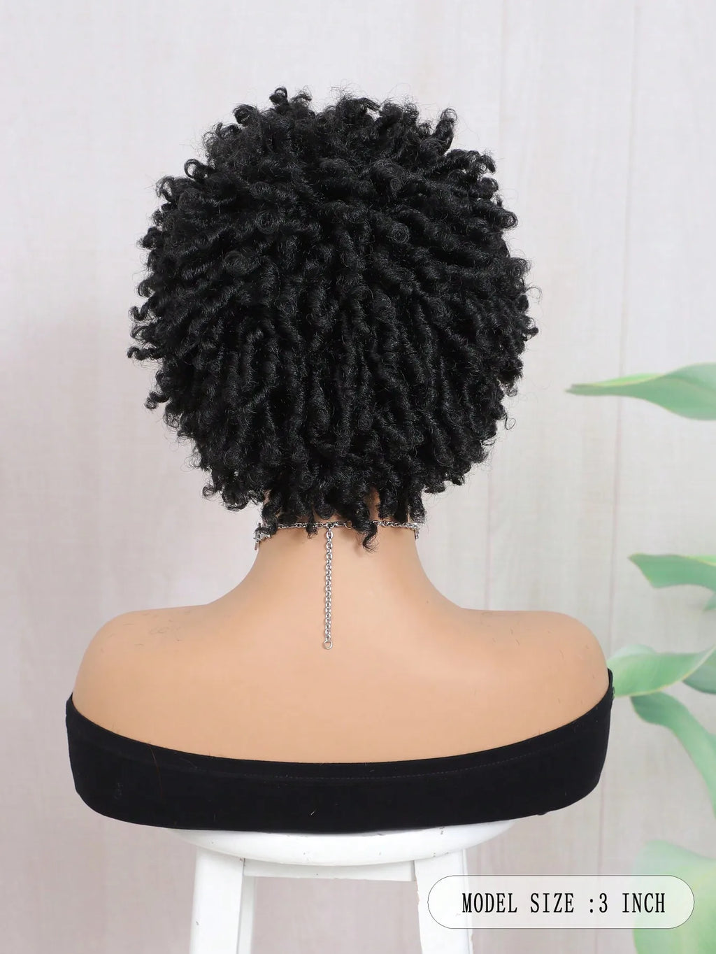 Short Afro Faux Dreads Wig | Heat Resistant Synthetic Braids | Unisex Wig for Black Women & Men