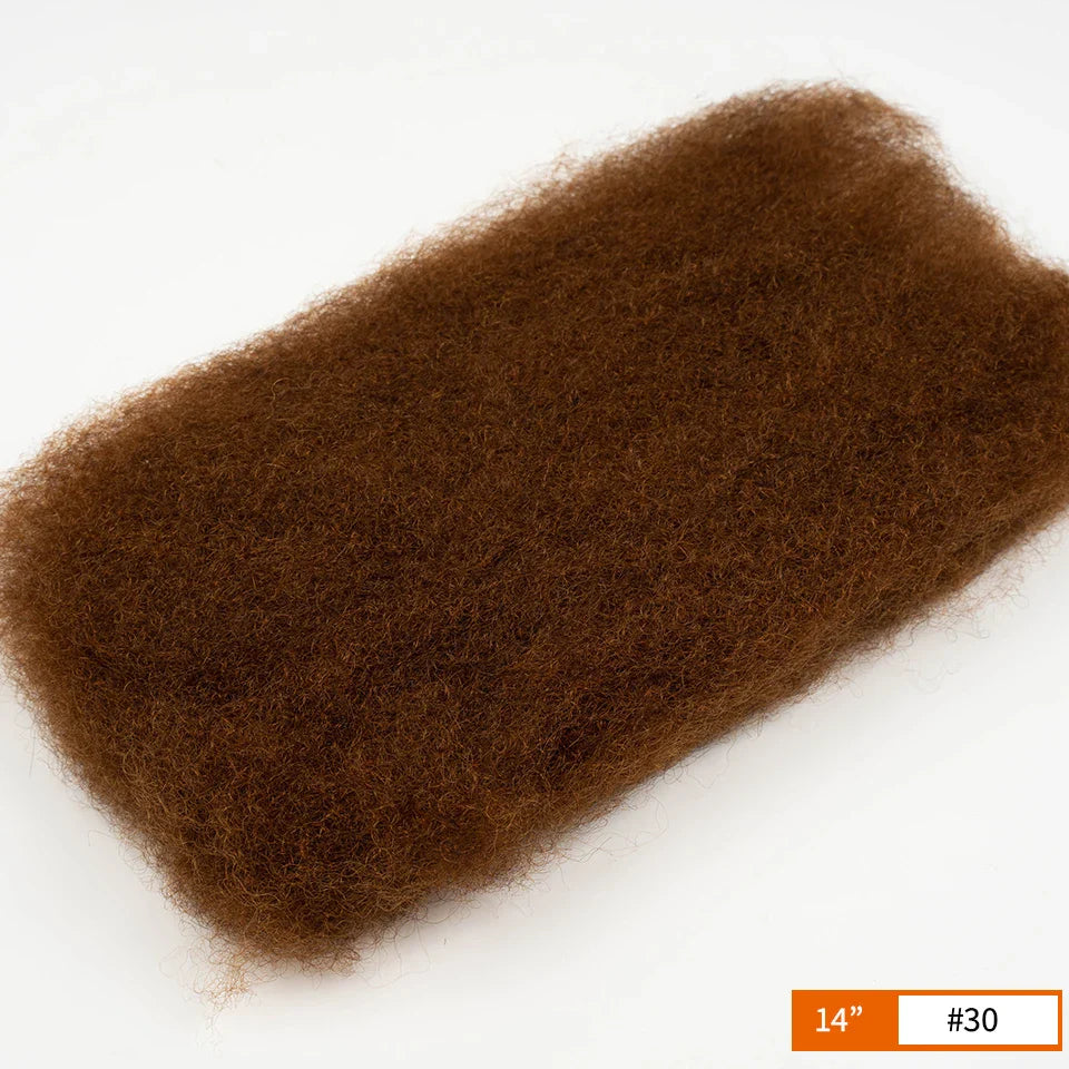 Afro Kinky Bulk Human Hair for Dreadlocks & Braiding | 100% Virgin Brazilian Remy Loc Extensions (50g)
