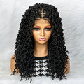 Water Wave Braided Wig | 9x6 Lace Front with Baby Hair