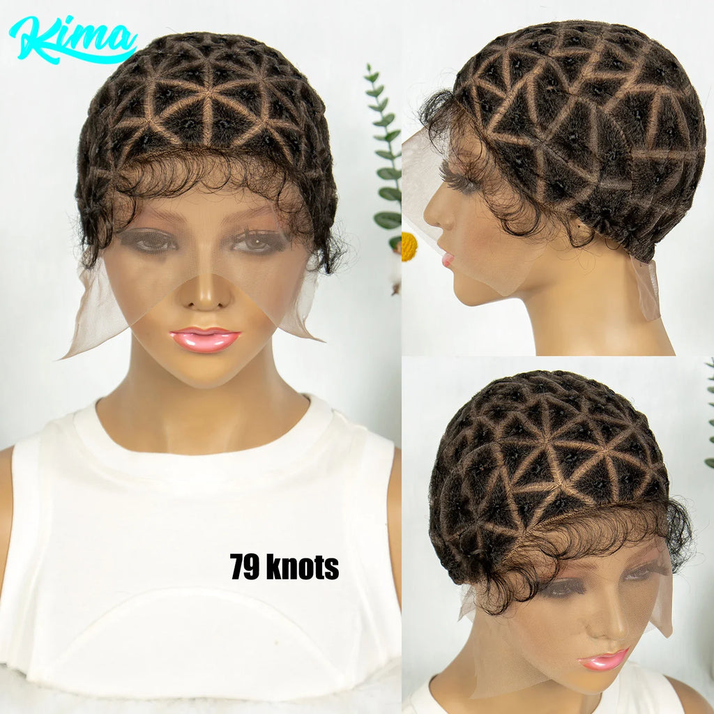 KIMA Braiding Wig Cap | Pre-Parting for Crochet Goddess Braids with Baby Hair
