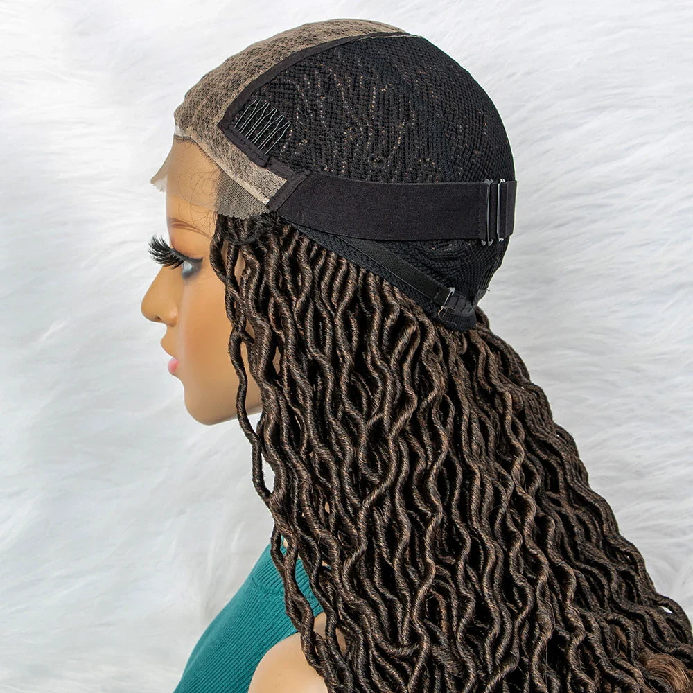 Goddess Box Braids Wig | Curly Ends | Full Lace | Crochet Hair | Black Women