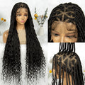 Boho Triangle Knotless Box Braids Wig | Full Lace | Baby Hair | KIMA Synthetic