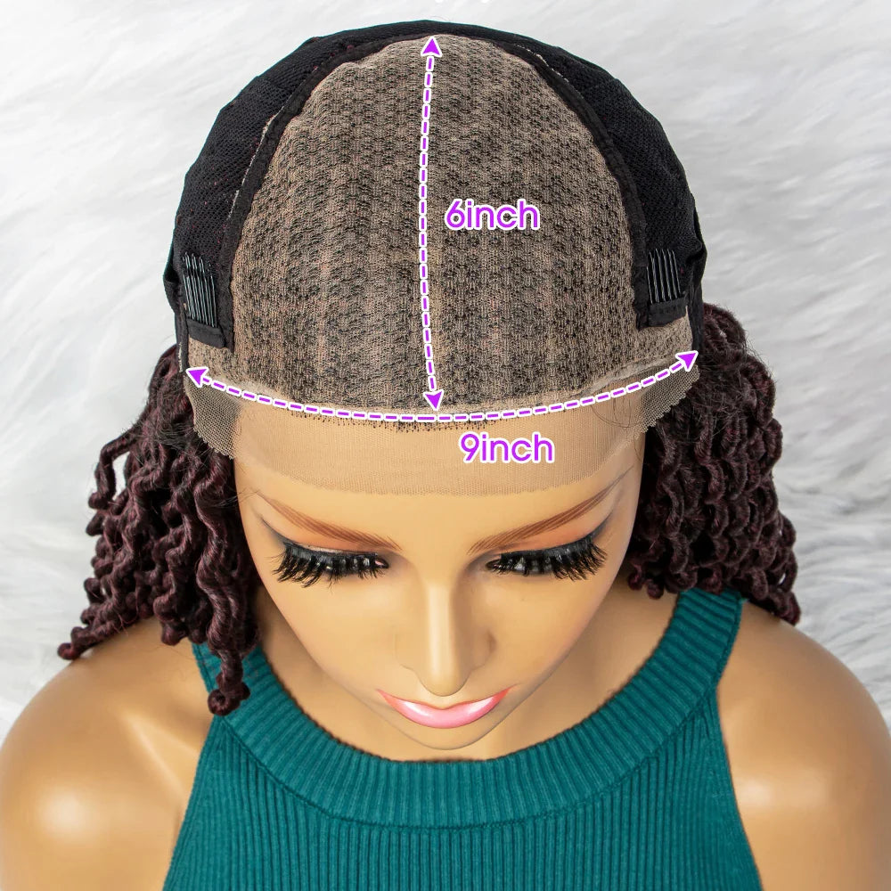 Goddess Box Braids Wig | Curly Ends | Full Lace | Crochet Hair | Black Women