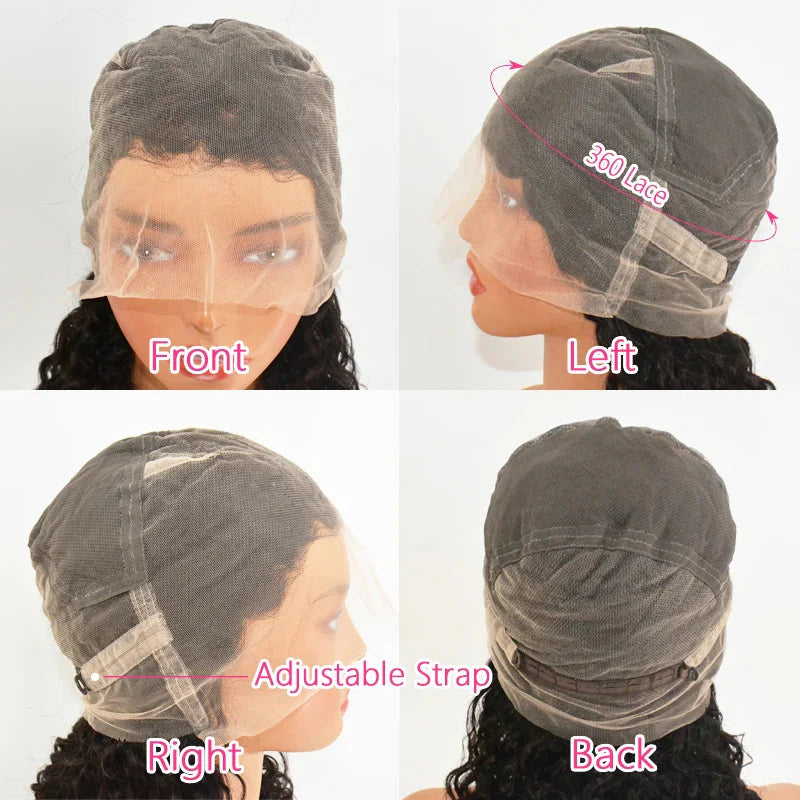 Bone Straight Lace Frontal Wig | 180% Density | Raw Indian Remy Hair | 12-24 Inch