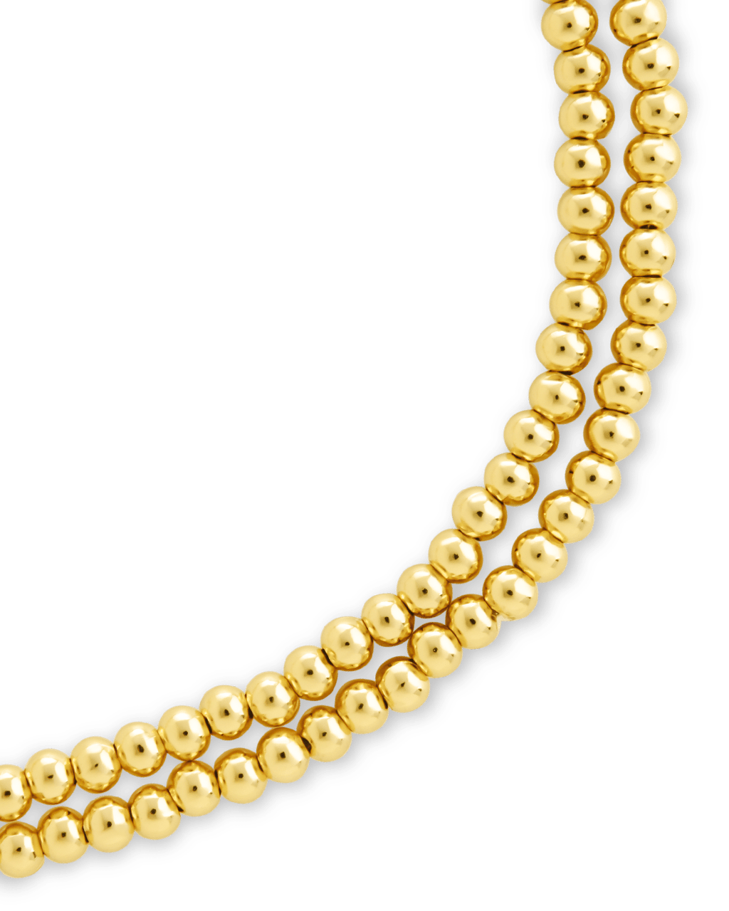 Sterling Silver Beaded Stretch Bracelet Sets