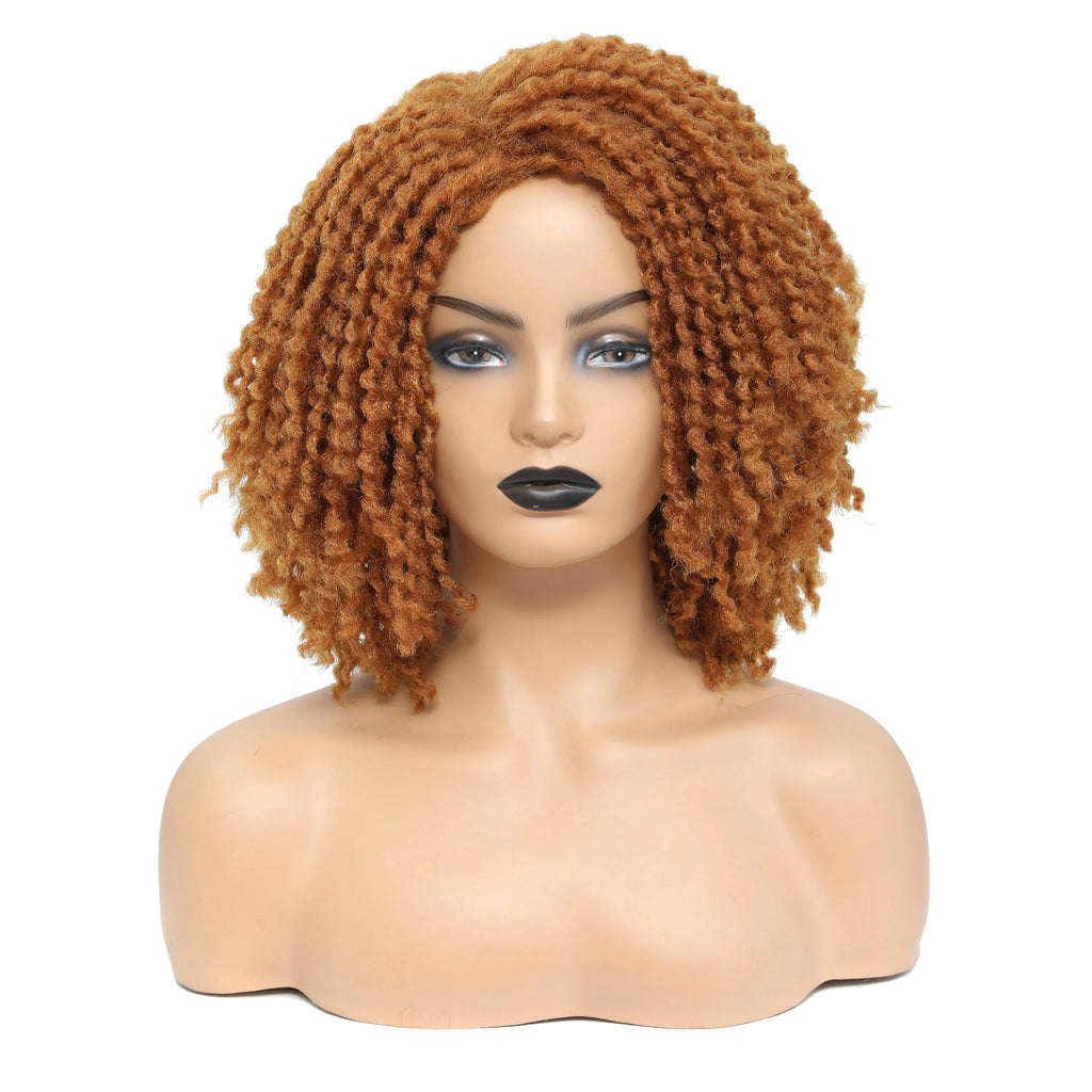 10" Ombre Dreadlock Wig | Sister Locs | Faux Locs Crochet Braids | Synthetic Twist Hair