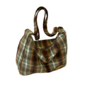 Trendy Plaid Crossbody Bag | Elegant & Practical Vintage Shoulder Handbag for Women (Soft Polyester for Everyday Use)