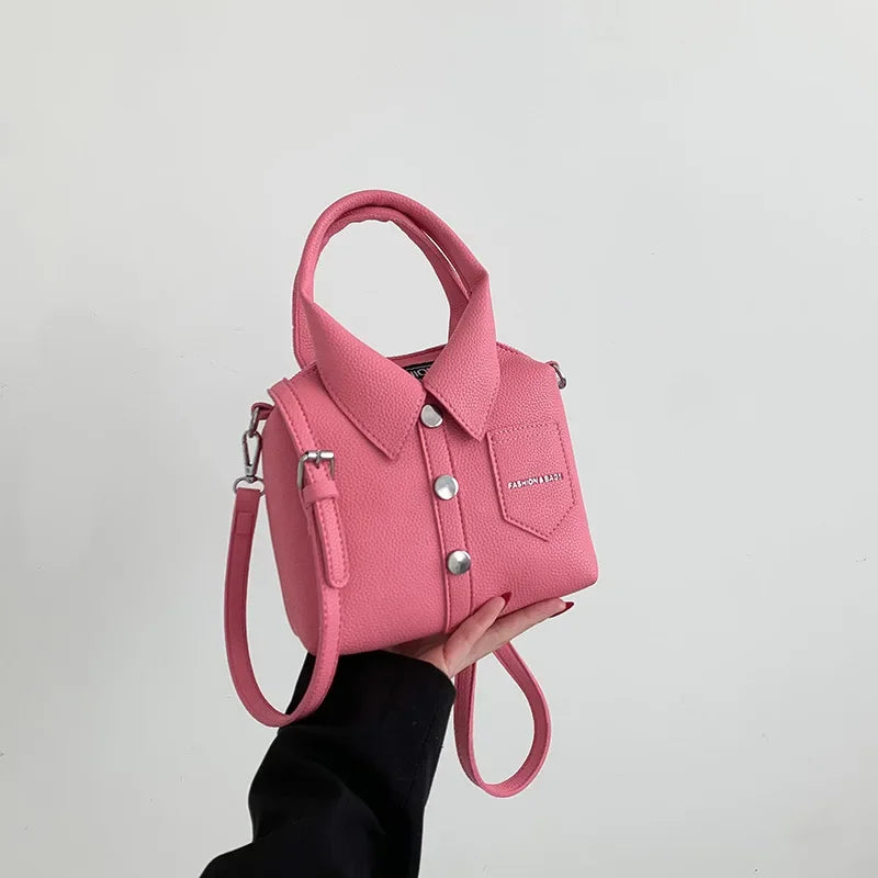Square Compact Shoulder & Crossbody Bag | Unique Design High Quality Handbag for Women (Designer Style Bolso)