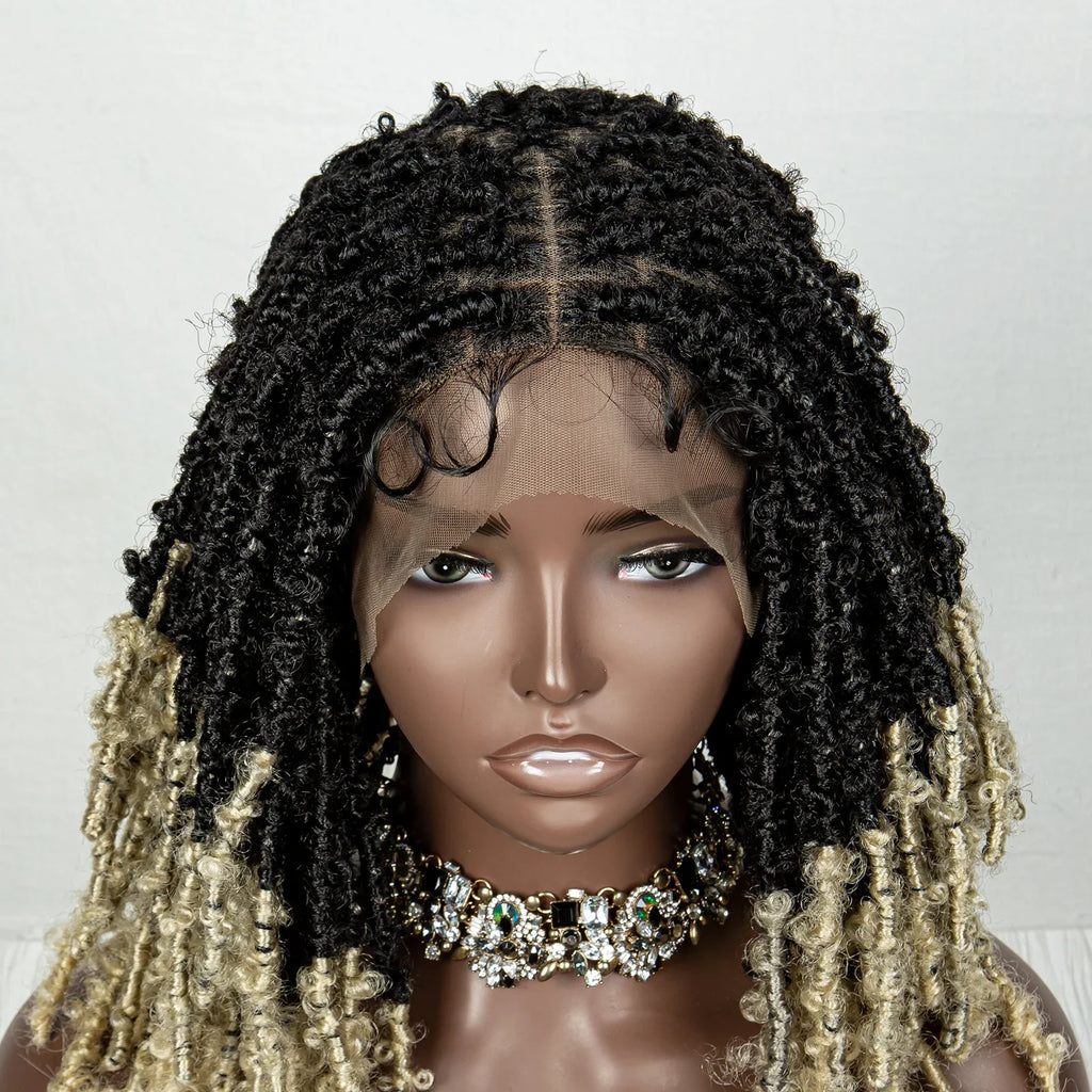 Butterfly Locs Crochet Braids Bob Wig | Lace Front | Dreadlock Style