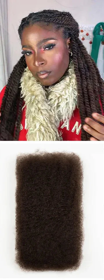 Choice Afro Kinky Bulk Human Hair | 100% Virgin Brazilian for Braids & Twists
